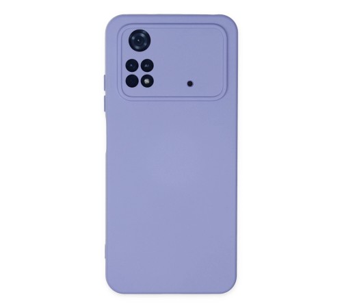 Xiaomi Poco M4 Pro 4G Kılıf Nano içi Kadife Silikon - Lila Xiaomi Poco M4 Pro 4G Kılıf Nano içi Kadife Silikon - Lila