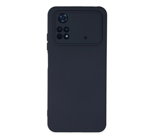 Xiaomi Poco M4 Pro 4G Kılıf Nano içi Kadife Silikon - Lacivert