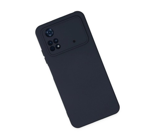 Xiaomi Poco M4 Pro 4G Kılıf Nano içi Kadife Silikon - Lacivert