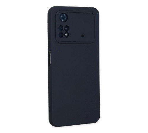 Xiaomi Poco M4 Pro 4G Kılıf Nano içi Kadife Silikon - Lacivert