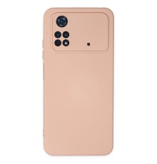 Xiaomi Poco M4 Pro 4G Kılıf Nano içi Kadife Silikon - Pudra