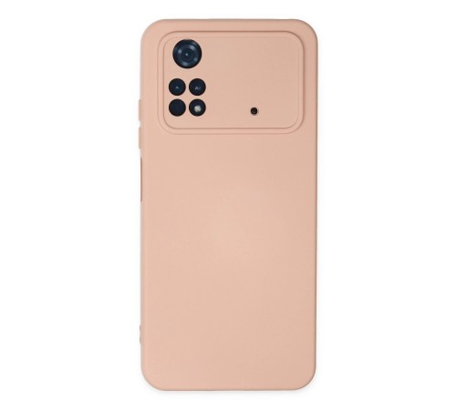 Xiaomi Poco M4 Pro 4G Kılıf Nano içi Kadife Silikon - Pudra