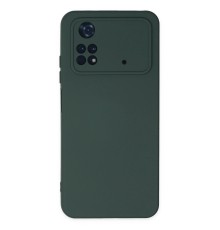 Xiaomi Poco M4 Pro 4G Kılıf Nano içi Kadife Silikon - Koyu Yeşil