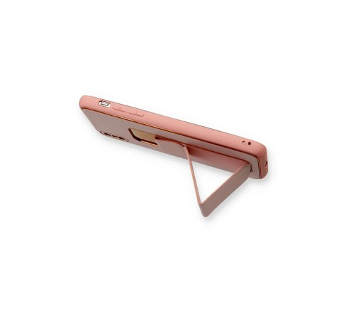 iPhone XS Max Kılıf Coco Deri Standlı Kapak - Pembe iPhone XS Max Kılıf Coco Deri Standlı Kapak - Pembe