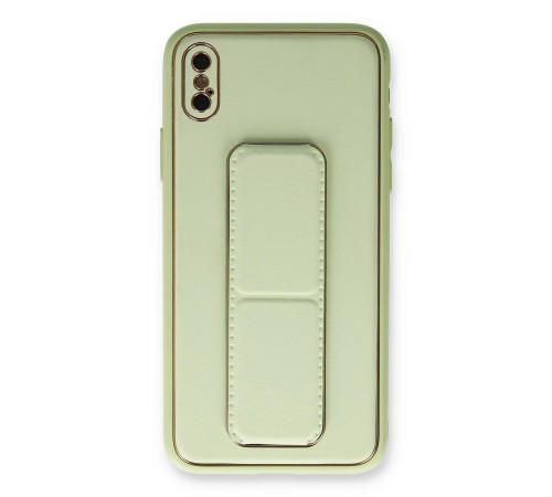 iPhone XS Max Kılıf Coco Deri Standlı Kapak - Su Yeşili iPhone XS Max Kılıf Coco Deri Standlı Kapak - Su Yeşili