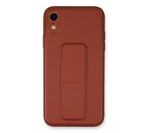 iPhone XR Kılıf Coco Deri Standlı Kapak - Fuşya iPhone XR Kılıf Coco Deri Standlı Kapak - Fuşya