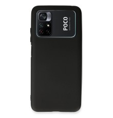 Xiaomi Poco M4 Pro 4G Kılıf First Silikon - Siyah