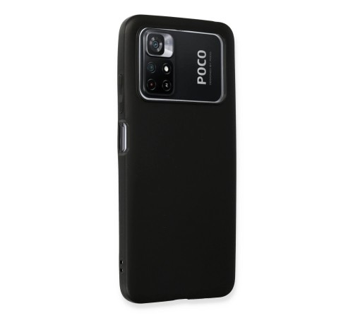 Xiaomi Poco M4 Pro 4G Kılıf First Silikon - Siyah Xiaomi Poco M4 Pro 4G Kılıf First Silikon - Siyah