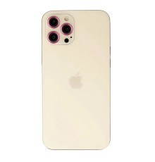 iPhone 12 Pro Max Metal Kamera Lens - Pembe