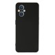 Oppo Reno 7 Lite Kılıf Nano içi Kadife Silikon - Siyah