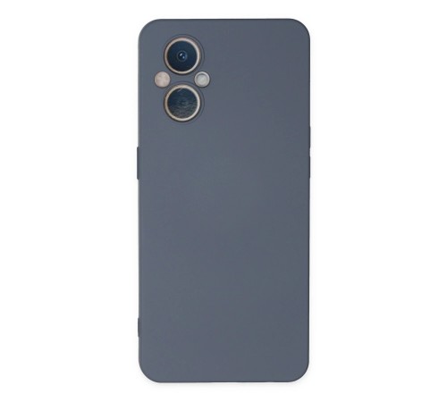 Oppo Reno 7 Lite Kılıf Nano içi Kadife Silikon - Gri Oppo Reno 7 Lite Kılıf Nano içi Kadife Silikon - Gri