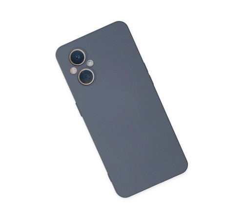 Oppo Reno 7 Lite Kılıf Nano içi Kadife Silikon - Gri Oppo Reno 7 Lite Kılıf Nano içi Kadife Silikon - Gri