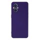 Oppo Reno 7 Lite Kılıf Nano içi Kadife Silikon - Mor