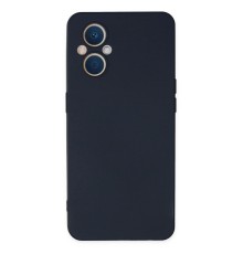 Oppo Reno 7 Lite Kılıf Nano içi Kadife Silikon - Lacivert