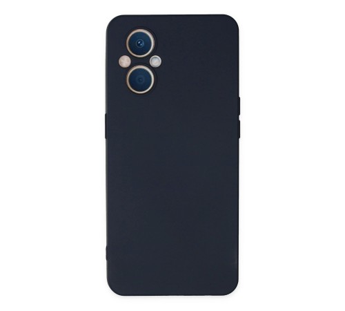 Oppo Reno 7 Lite Kılıf Nano içi Kadife Silikon - Lacivert Oppo Reno 7 Lite Kılıf Nano içi Kadife Silikon - Lacivert