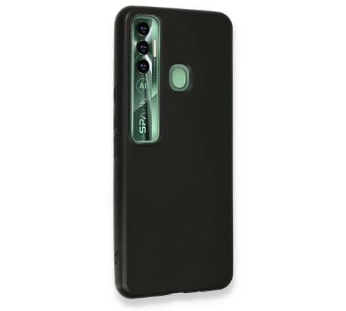 Tecno Spark 7 Pro Kılıf First Silikon - Siyah Tecno Spark 7 Pro Kılıf First Silikon - Siyah