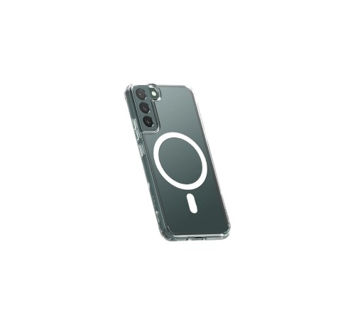 Samsung Galaxy S22 Kılıf Magneticsafe Şeffaf Silikon - Şeffaf Samsung Galaxy S22 Kılıf Magneticsafe Şeffaf Silikon - Şeffaf