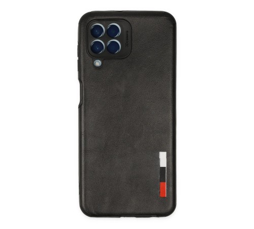 Samsung Galaxy M33 Kılıf Loop Deri Silikon - Siyah Samsung Galaxy M33 Kılıf Loop Deri Silikon - Siyah