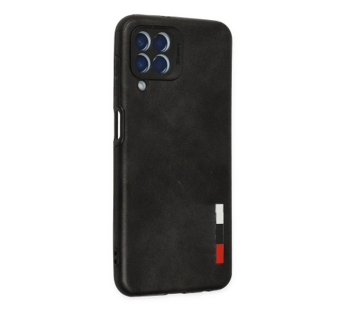 Samsung Galaxy M33 Kılıf Loop Deri Silikon - Siyah Samsung Galaxy M33 Kılıf Loop Deri Silikon - Siyah