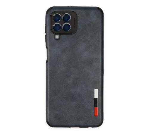 Samsung Galaxy M33 Kılıf Loop Deri Silikon - Lacivert Samsung Galaxy M33 Kılıf Loop Deri Silikon - Lacivert