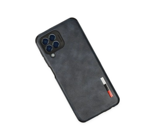 Samsung Galaxy M33 Kılıf Loop Deri Silikon - Lacivert Samsung Galaxy M33 Kılıf Loop Deri Silikon - Lacivert