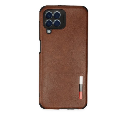Samsung Galaxy M33 Kılıf Loop Deri Silikon - Kahverengi Samsung Galaxy M33 Kılıf Loop Deri Silikon - Kahverengi