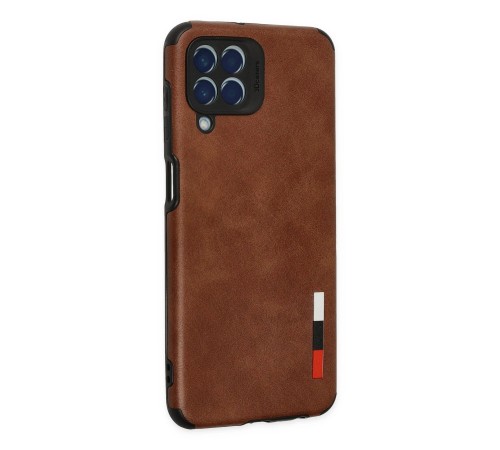 Samsung Galaxy M33 Kılıf Loop Deri Silikon - Kahverengi Samsung Galaxy M33 Kılıf Loop Deri Silikon - Kahverengi