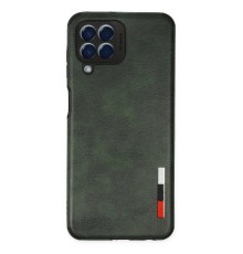 Samsung Galaxy M33 Kılıf Loop Deri Silikon - Yeşil