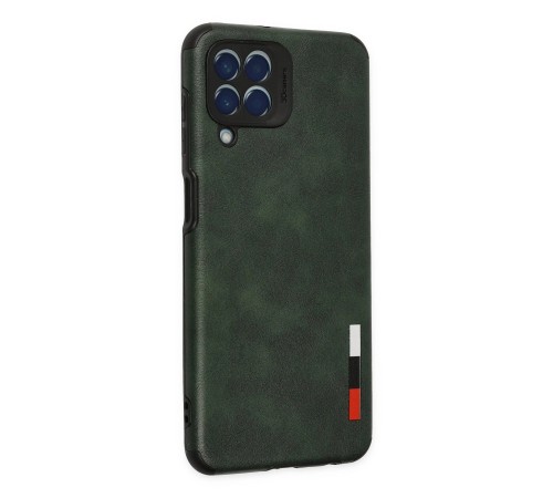Samsung Galaxy M33 Kılıf Loop Deri Silikon - Yeşil Samsung Galaxy M33 Kılıf Loop Deri Silikon - Yeşil