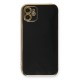 iPhone 11 Kılıf Volet Silikon - Siyah
