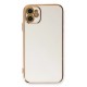 iPhone 11 Kılıf Volet Silikon - Beyaz