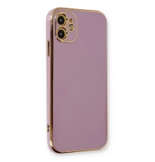 iPhone 11 Kılıf Volet Silikon - Mor