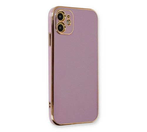 iPhone 11 Kılıf Volet Silikon - Mor iPhone 11 Kılıf Volet Silikon - Mor