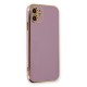 iPhone 11 Kılıf Volet Silikon - Mor