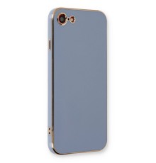 iPhone 7 Kılıf Volet Silikon - Mavi