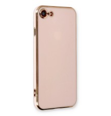 iPhone 7 Kılıf Volet Silikon - Pembe
