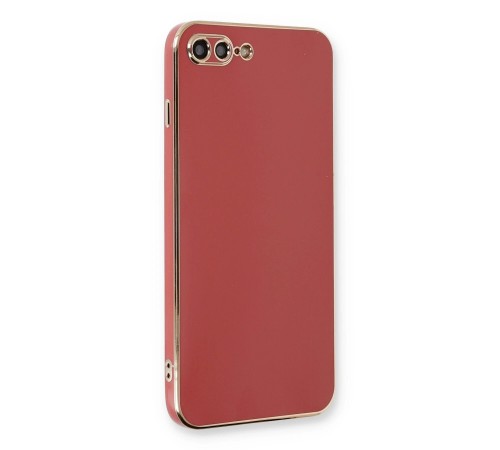iPhone 7 Plus Kılıf Volet Silikon - Kırmızı iPhone 7 Plus Kılıf Volet Silikon - Kırmızı