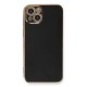 iPhone 13 Kılıf Volet Silikon - Siyah