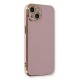 iPhone 13 Kılıf Volet Silikon - Mor