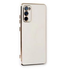Samsung Galaxy S20 FE Kılıf Volet Silikon - Beyaz