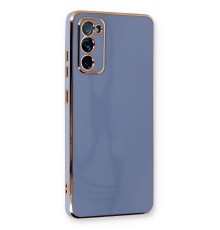 Samsung Galaxy S20 FE Kılıf Volet Silikon - Mavi