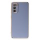 Samsung Galaxy S20 FE Kılıf Volet Silikon - Mavi