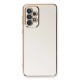 Samsung Galaxy A33 5G Kılıf Volet Silikon - Beyaz