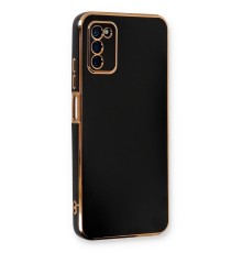Samsung Galaxy A03S Kılıf Volet Silikon - Siyah