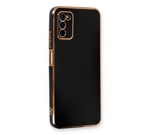Samsung Galaxy A03S Kılıf Volet Silikon - Siyah Samsung Galaxy A03S Kılıf Volet Silikon - Siyah