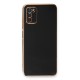 Samsung Galaxy A03S Kılıf Volet Silikon - Siyah
