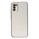 Samsung Galaxy A03S Kılıf Volet Silikon - Beyaz