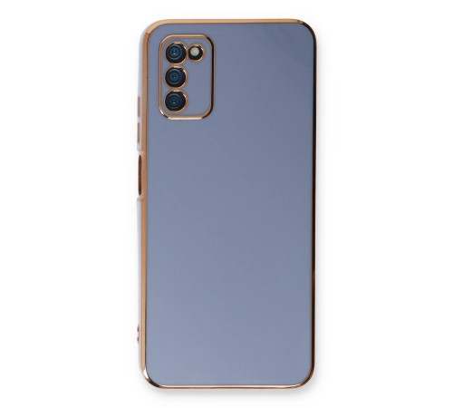 Samsung Galaxy A03S Kılıf Volet Silikon - Mavi Samsung Galaxy A03S Kılıf Volet Silikon - Mavi