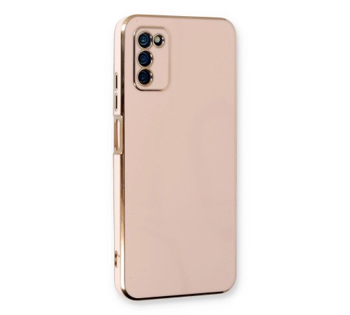 Samsung Galaxy A03S Kılıf Volet Silikon - Pembe