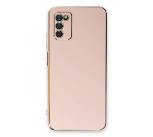 Samsung Galaxy A03S Kılıf Volet Silikon - Pembe